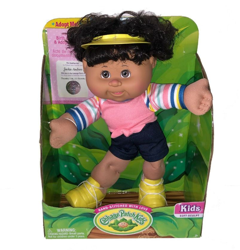 CABBAGE PATCH KIDS 14" BROWN EYES SPORTY GIRL