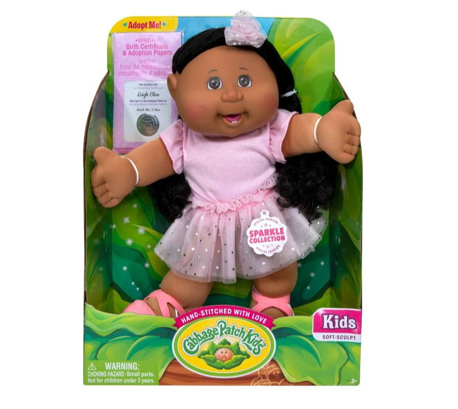 CABBAGE PATCH KIDS 14" BLACK CURLY HAIR DANCER