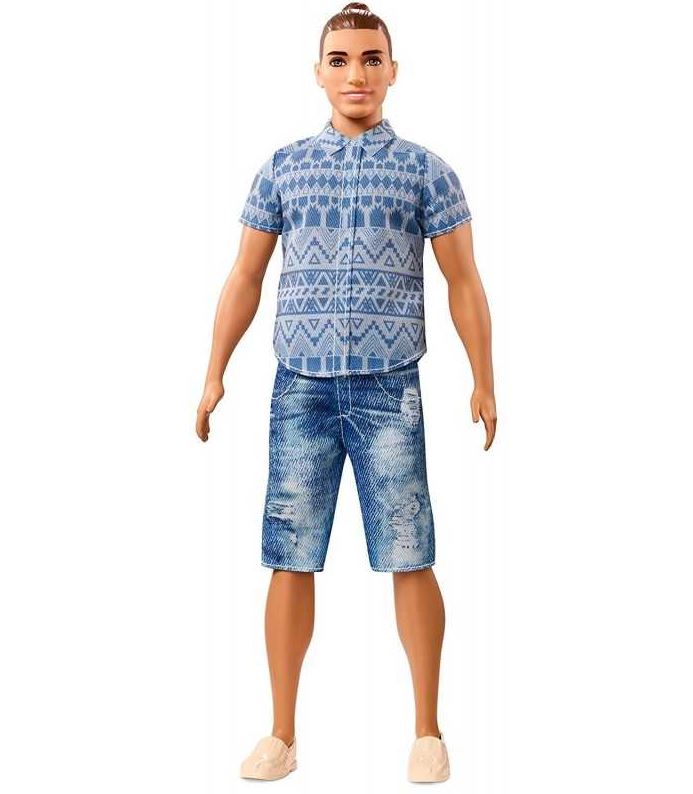 Barbie Ken Fashionista Doll Distressed Denim