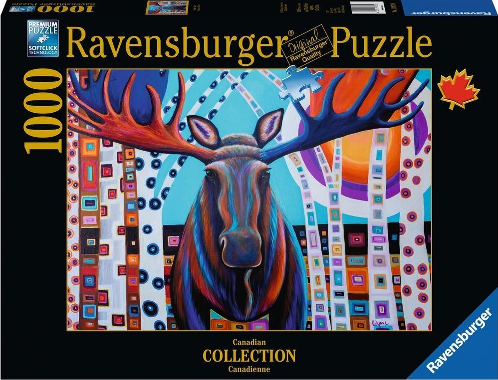 Ravensburger Winter Moose 1000 Piece - Toyworld Australia