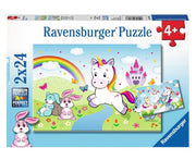 Ravensburger Fairy Tale Unicorn 2x24 Piece - Toyworld Australia