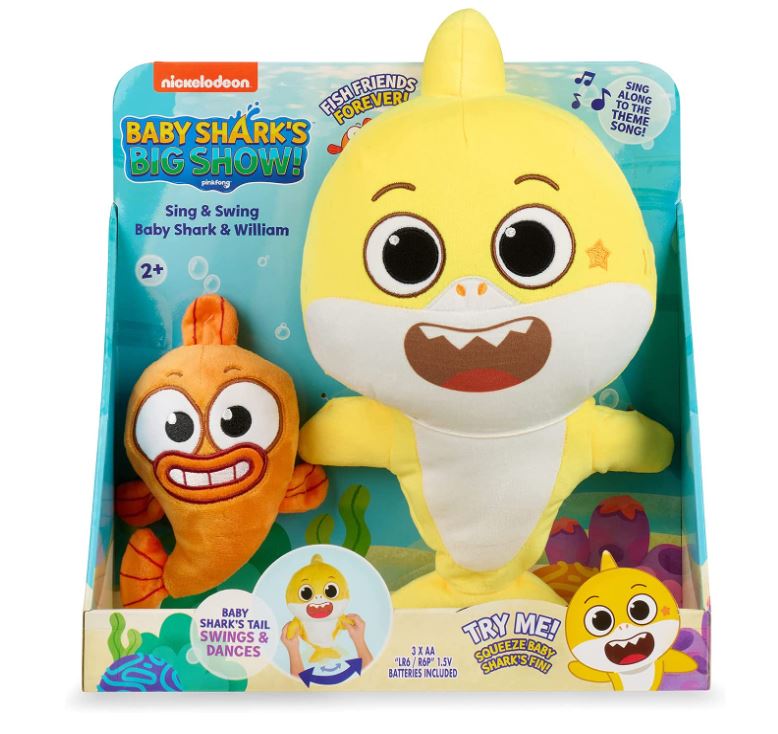 BABY SHARK BIG SHOW SING AND SWING FEATURE PLUSH