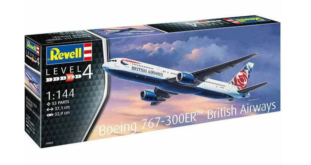 REVELL 1:144 BOEING 767-300 ER BRITISH AIRWAYS MODEL KIT