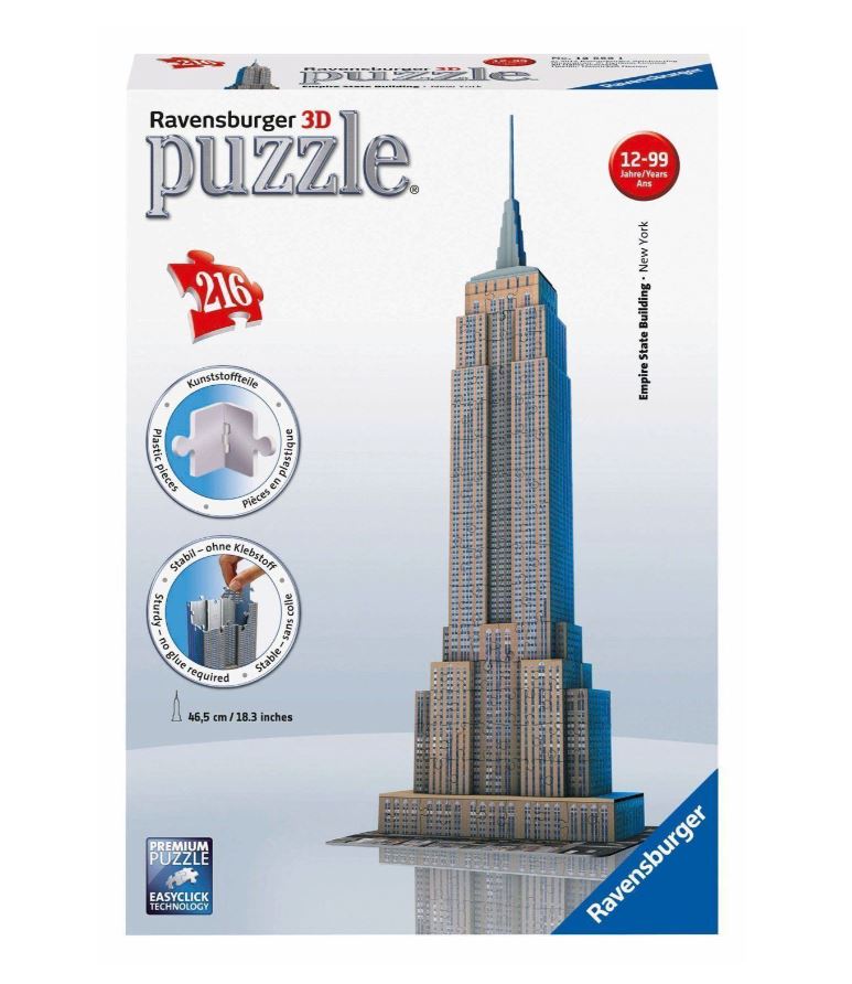 Ravensburger Empire State Building 3D 216 Piece