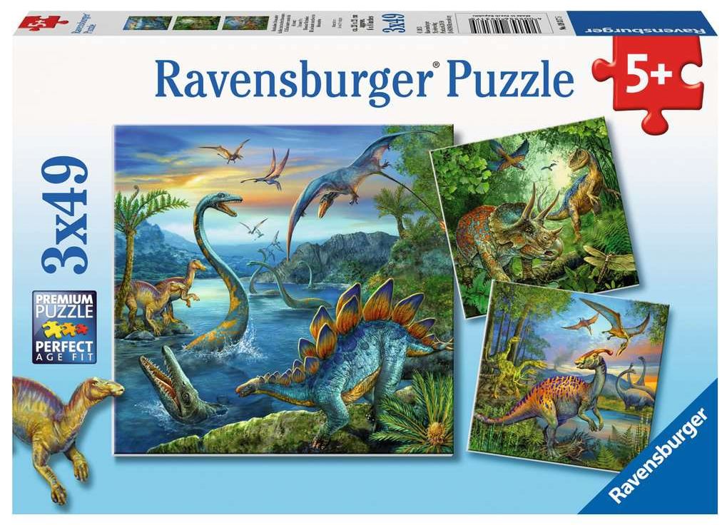 Ravensburger Dinosaur Fascination 3x49 Piece - Toyworld Australia