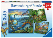 Ravensburger Dinosaur Fascination 3x49 Piece - Toyworld Australia