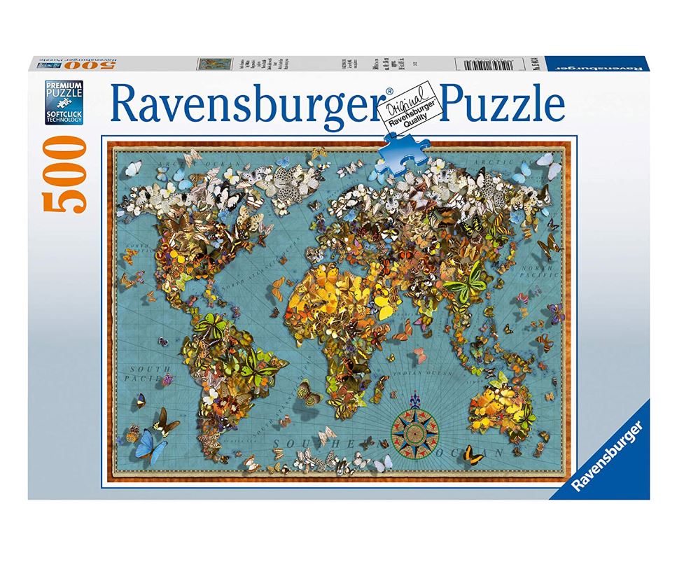 Ravensburger World Of Butterflies 500 Piece - Toyworld Australia