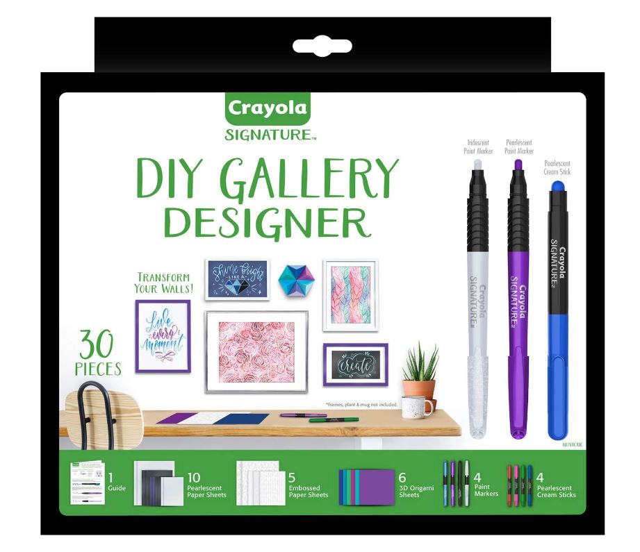 Crayola Signature Diy Gallery Designer Kit