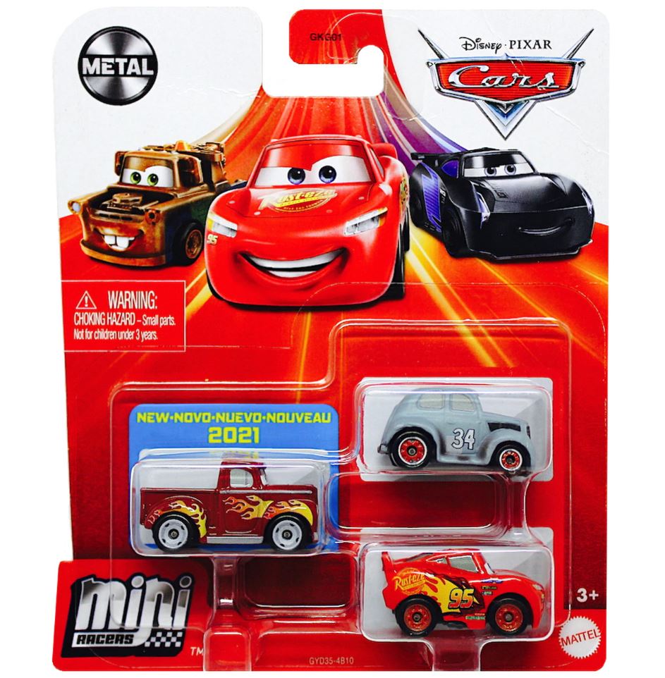 Disney Pixar Cars Cotter Pin Series 3 Pack