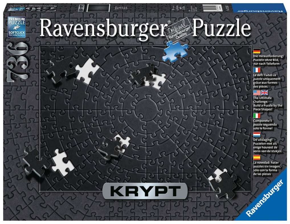 Ravensburger Krypt Black Spiral 736 Piece