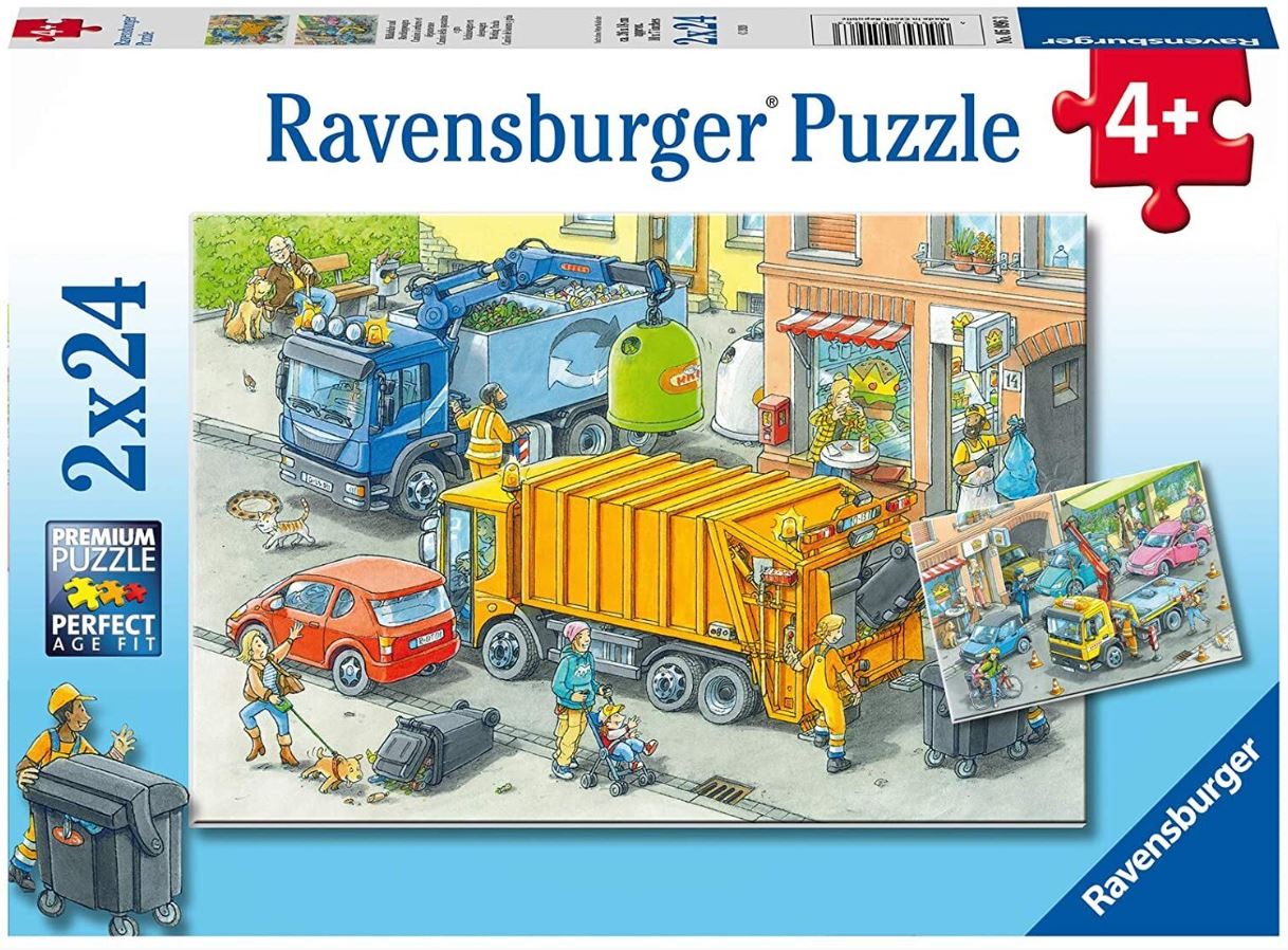 Ravensburger Working Trucks 2x24 Piece