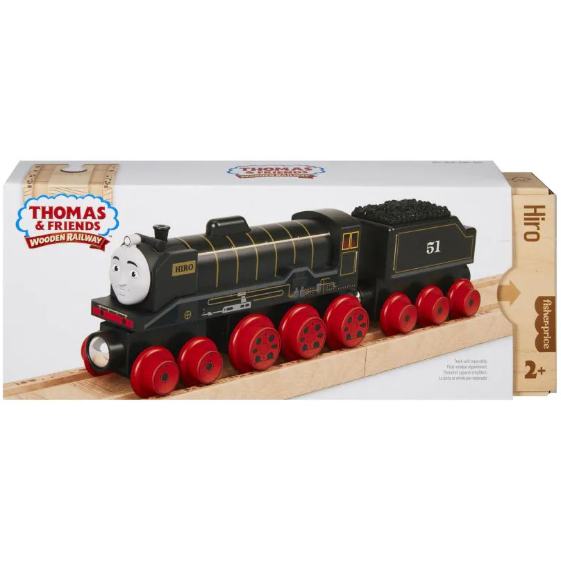 Fisher-Price Thomas & Friends Wooden Railway Hiro Engine & Coal-Car