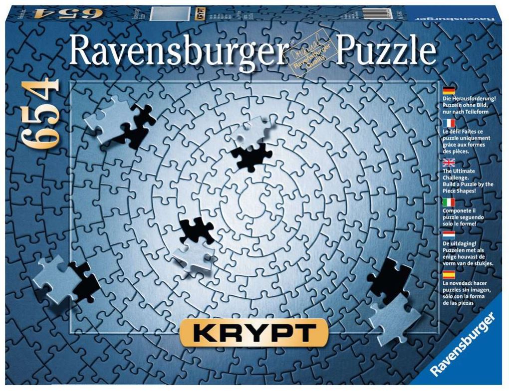 Ravensburger Krypt Silver Spiral 654 Piece