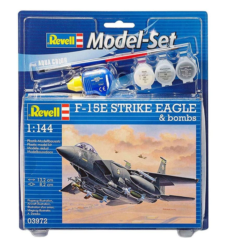 Revell F-15E Strike Eagle & Bombs Model Kit