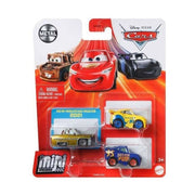 Disney Pixar Cars Mini Racers Willys Butte Race 3 Pack