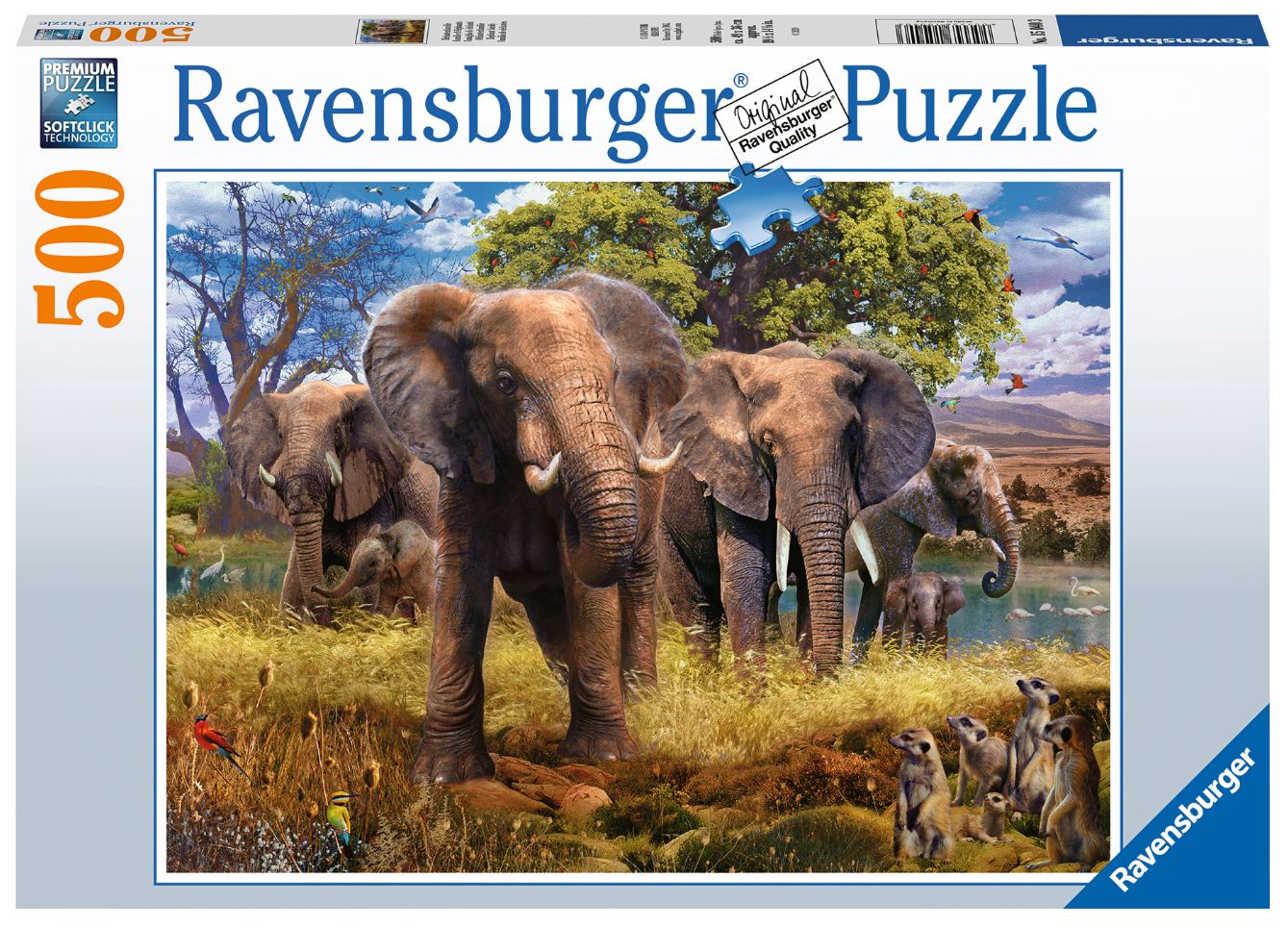 Ravensburger Elephant Family 500 Piece