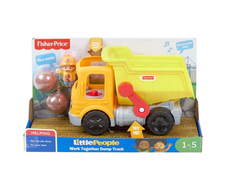 Fisher-Price Little People Large Vehicle Work Together Dump Truck