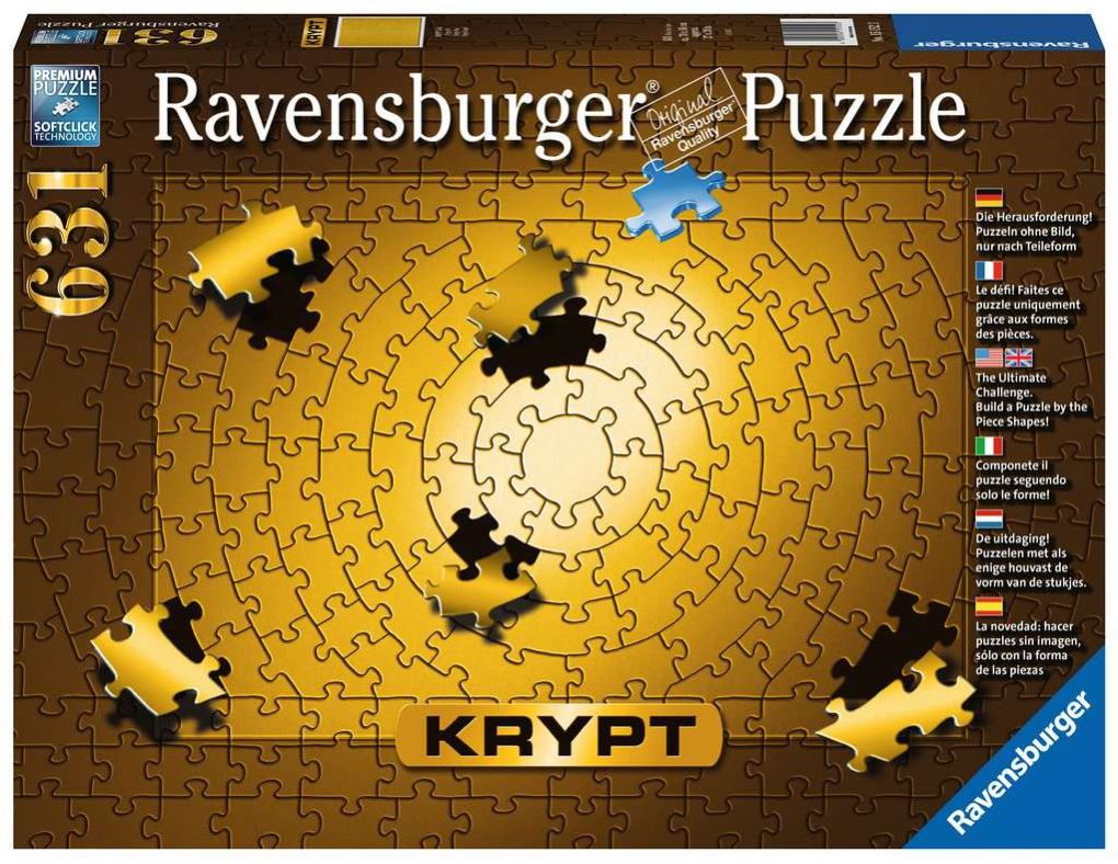 Ravensburger Krypt Gold Spiral 631 Piece