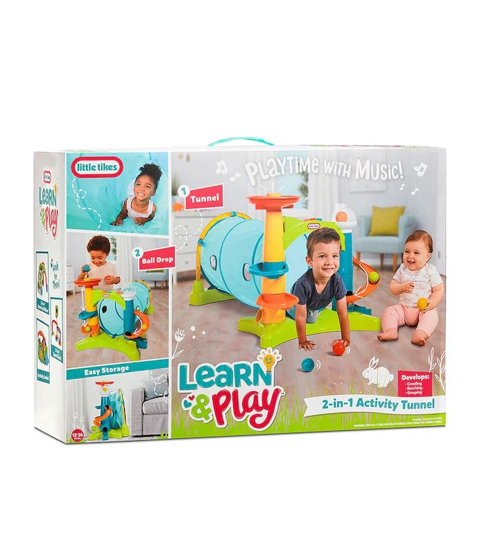 Little Tikes Learn & Play 2 In 1 Activity Tunnel