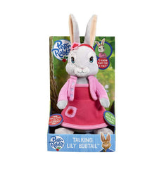 PETER RABBIT TALKING PLUSH - PETER AND LILY ASSORTED