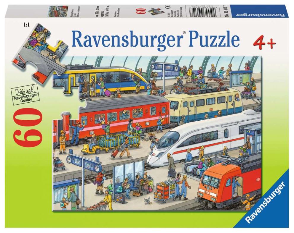 Ravensburger Railway Station 60 Piece - Toyworld Australia
