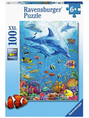 Ravensburger Pod Of Dolphins 100 Piece