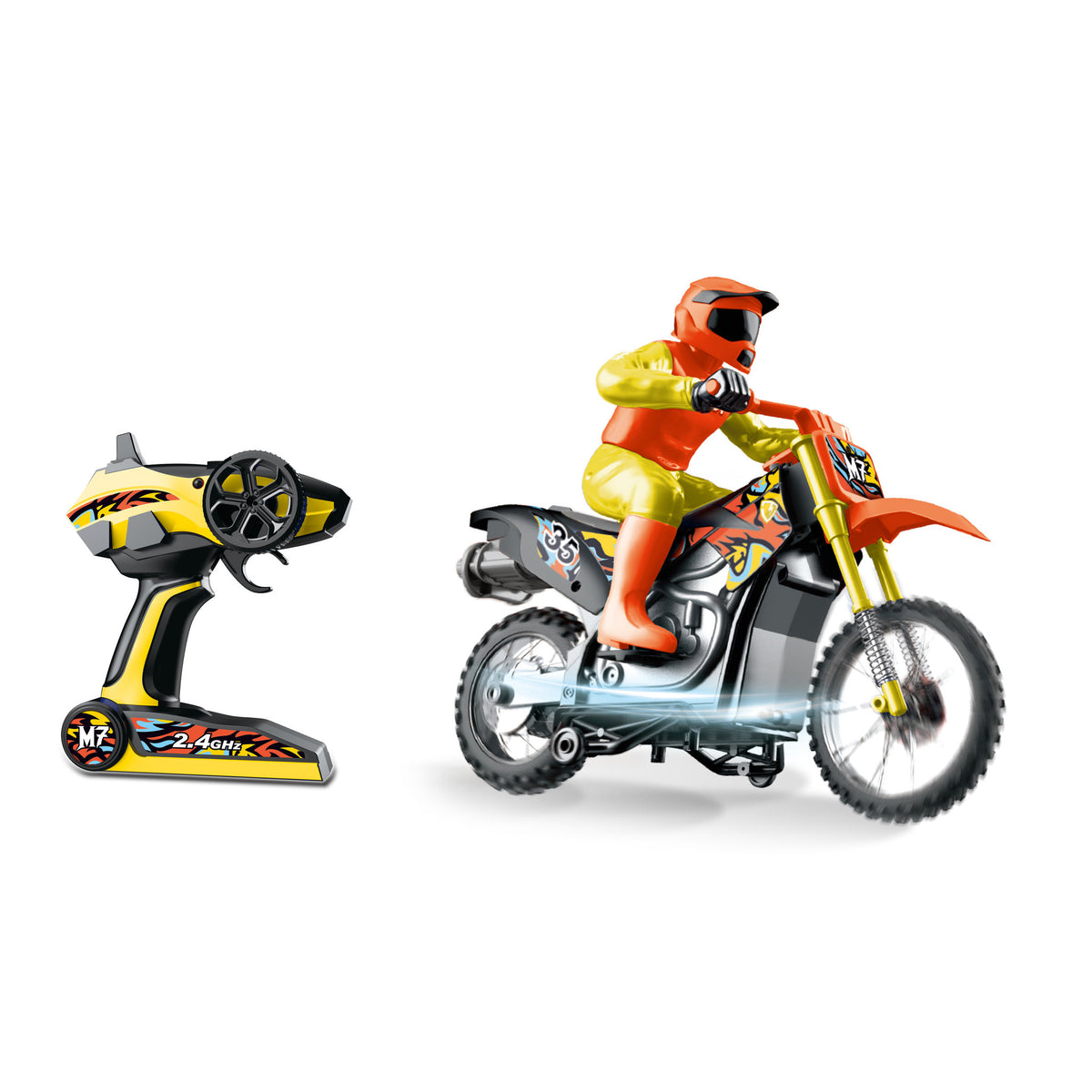 Rusco Racing 1:10 Dirt Maxx Motorbike With Sounds & Smoke