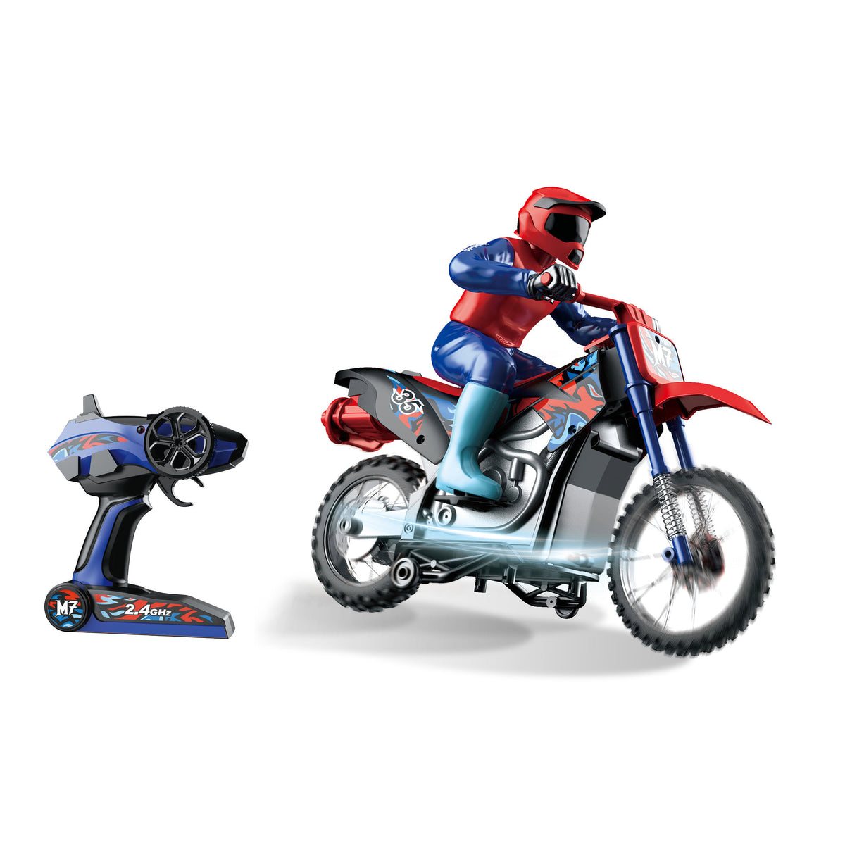Rusco Racing 1:10 Dirt Maxx Motorbike With Sounds & Smoke