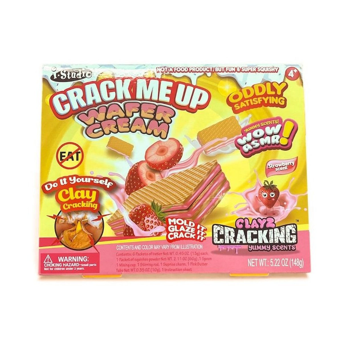 Crack Me Up Squish Slime Wafer Cream