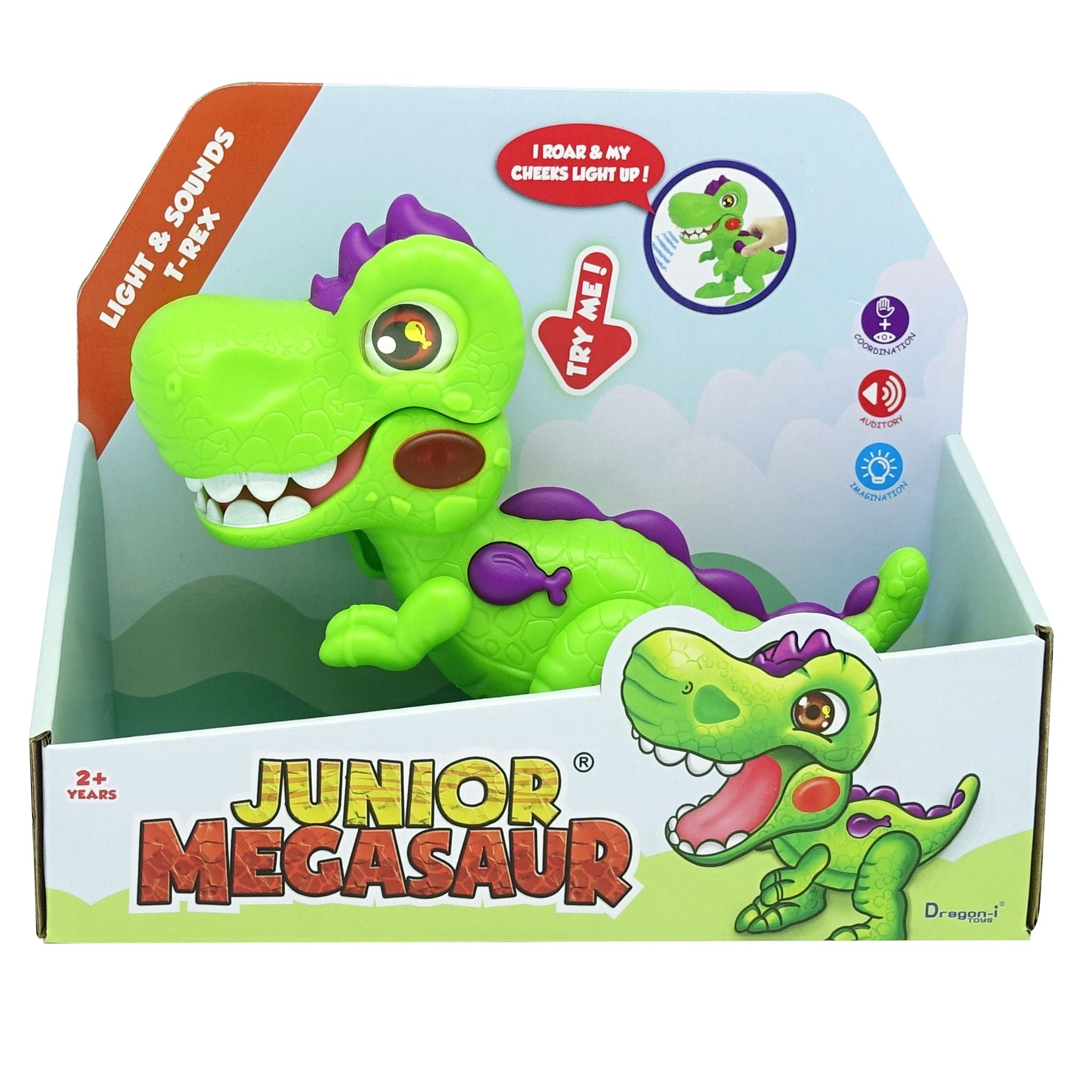 Junior Megasaur Light & Sound Dino Assorted Styles