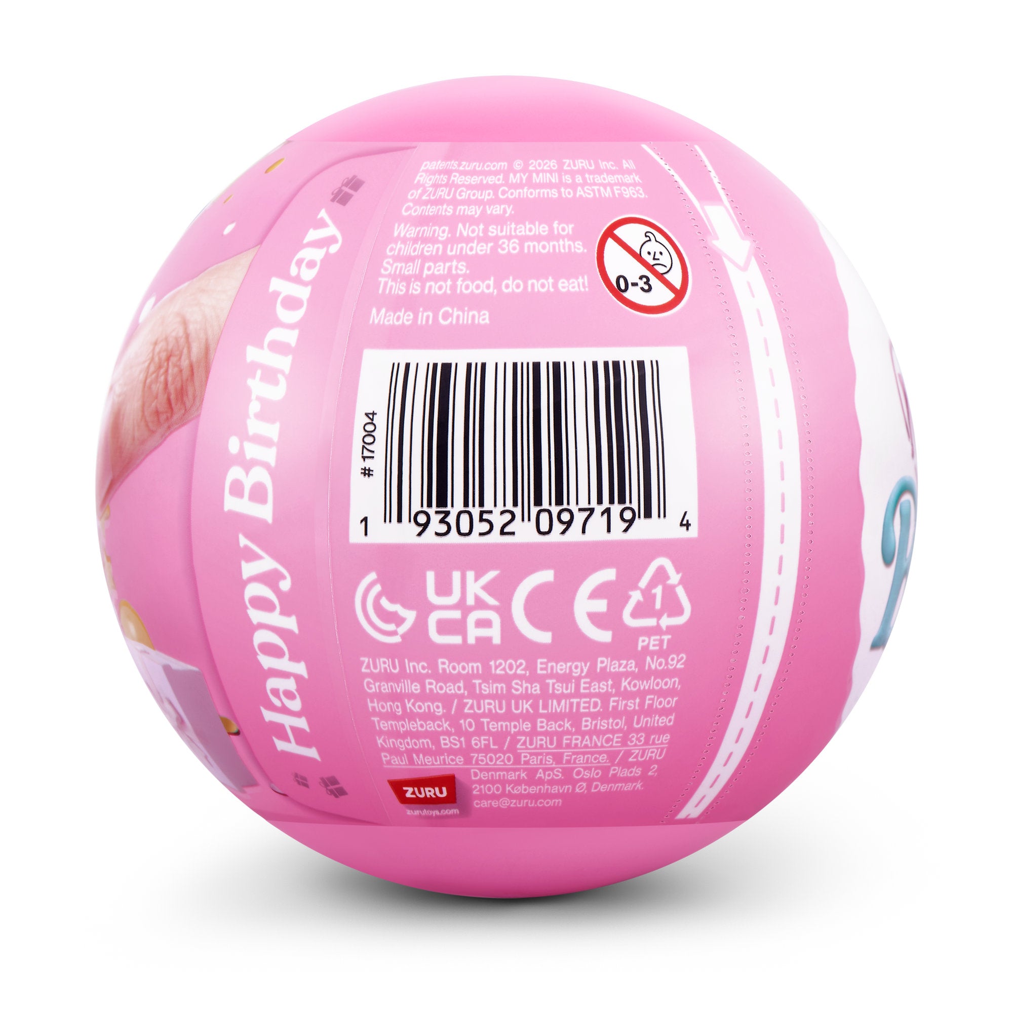 ZURU My Mini Baby Birthday Series 1 Blind Capsule