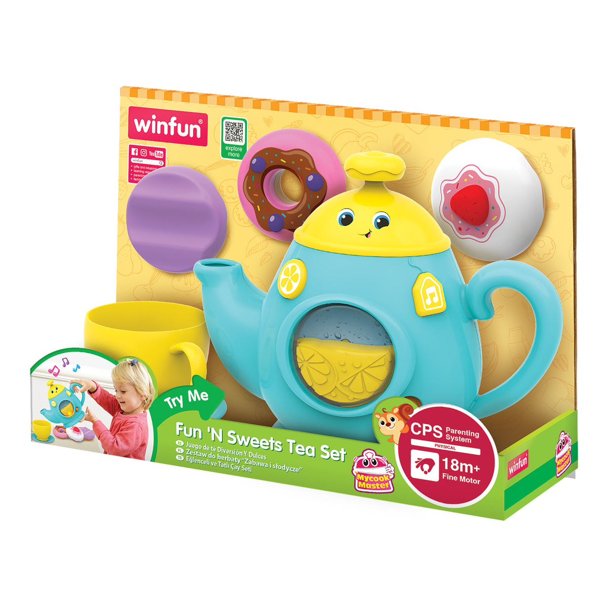 Winfun Fun N Sweets Interactive Tea Set