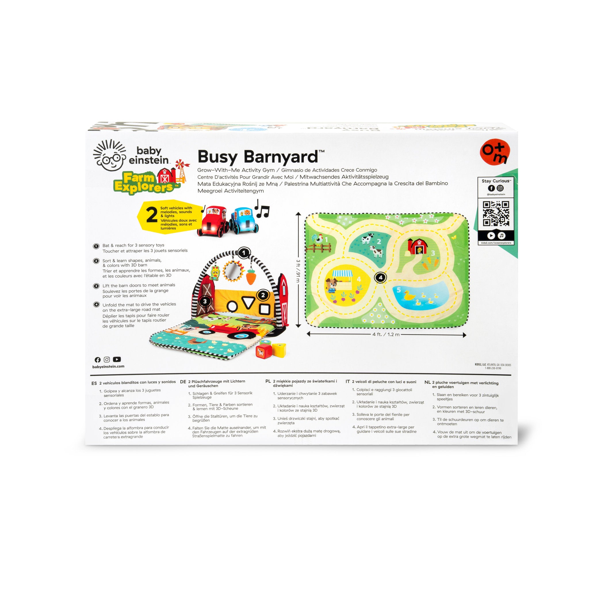 Baby Einstein Farm Explorers 4-In-1 Busy Barnyard Playmat - Toyworld Australia