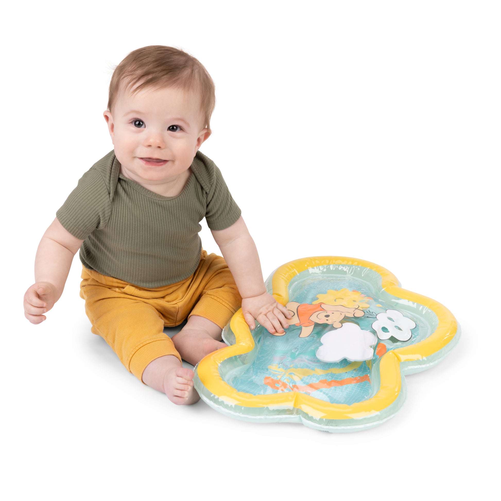 Bright Starts Winnie the Pooh Once Upon A Tummy Time Water Mat - Toyworld Australia