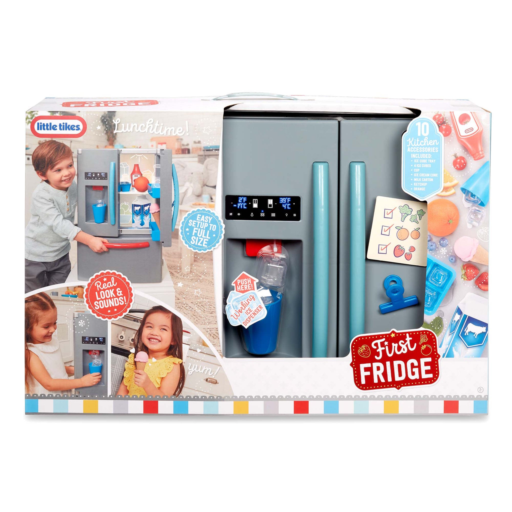 Little Tikes My First Fridge Interactive Pretend Play Kitchen Toy
