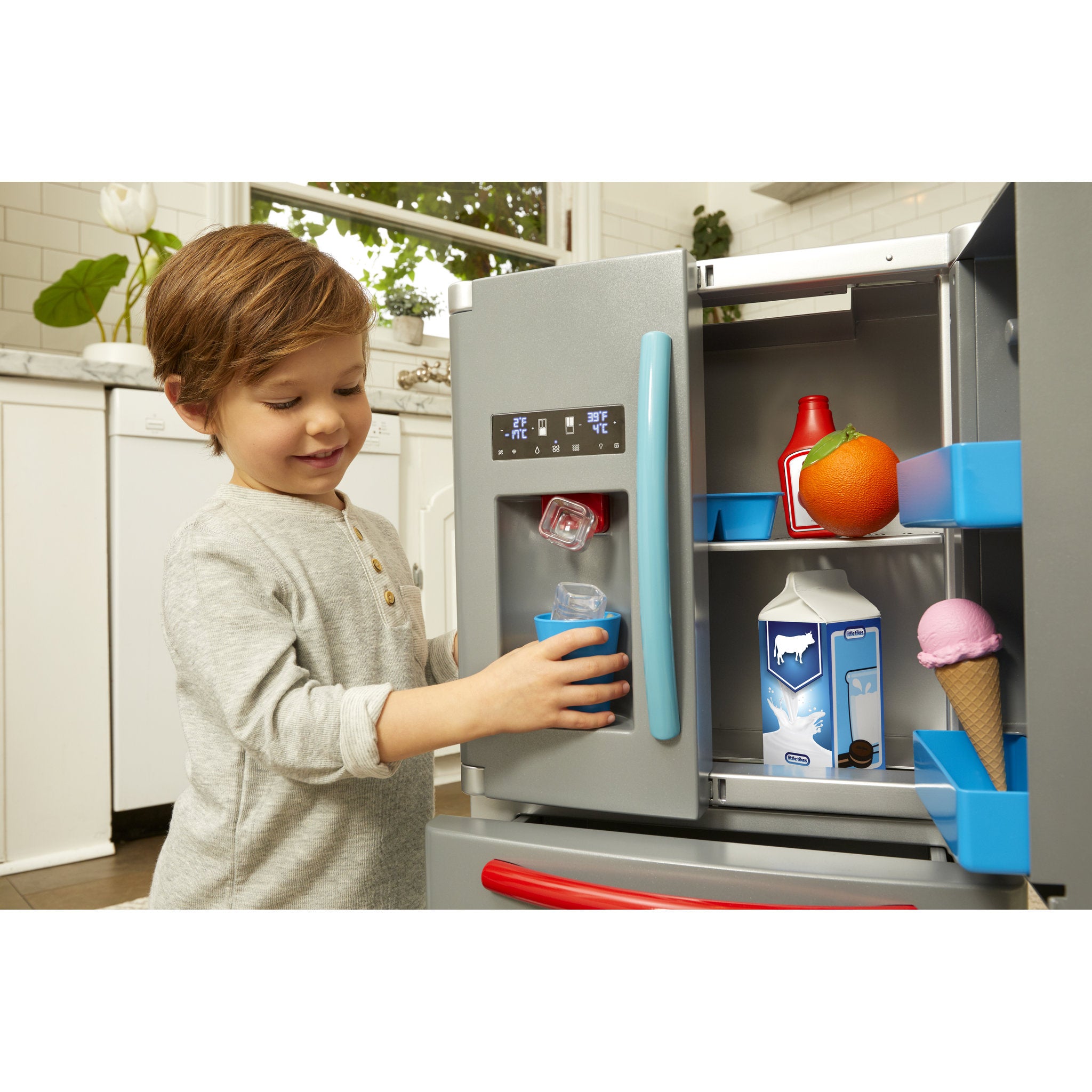 Little Tikes My First Fridge Interactive Pretend Play Kitchen Toy