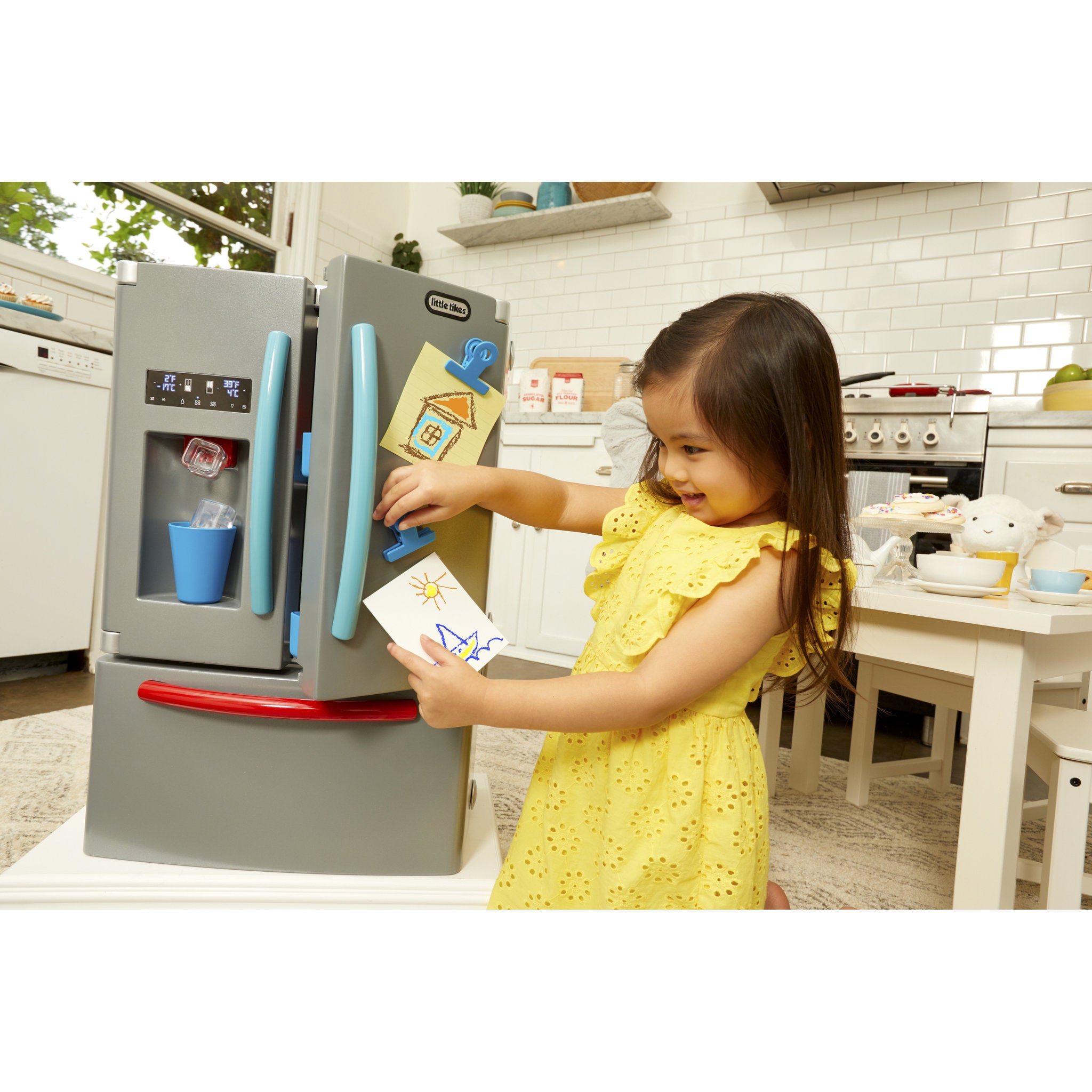 Little Tikes My First Fridge Interactive Pretend Play Kitchen Toy