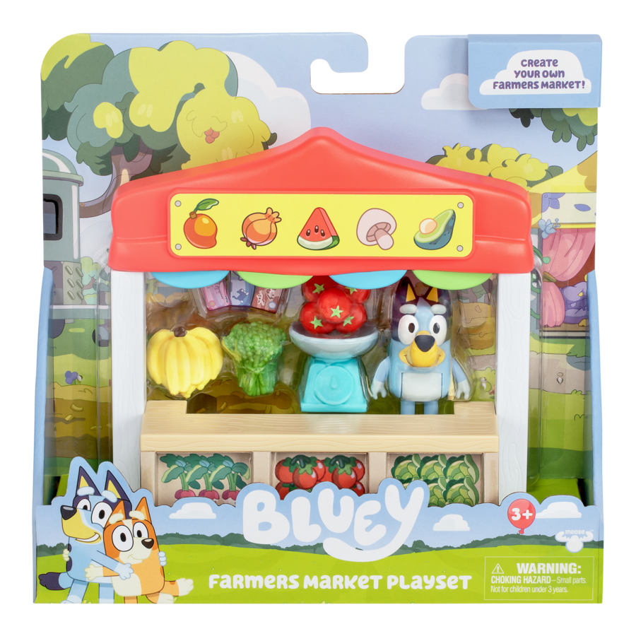 Bluey S10 Farmers Market Mini Playset - 1