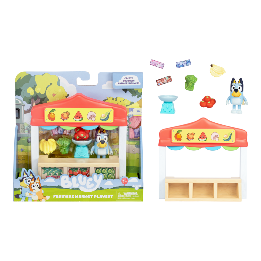 Bluey S10 Farmers Market Mini Playset - 2