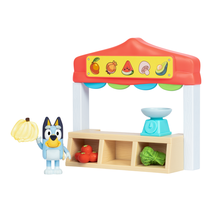 Bluey S10 Farmers Market Mini Playset - 3