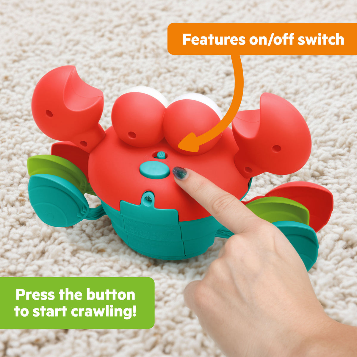 Bright Starts Rockin' Crawling Crab