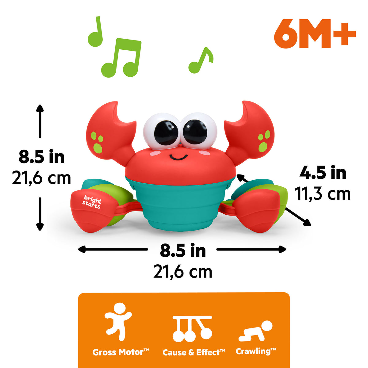 Bright Starts Rockin' Crawling Crab