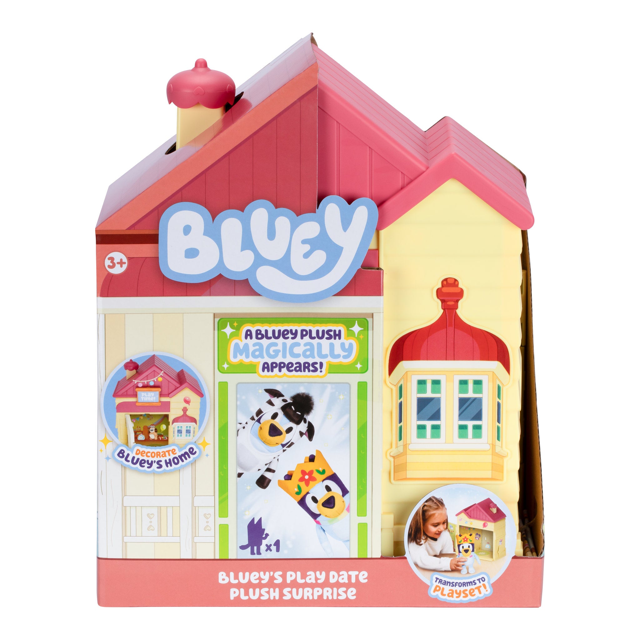 Bluey's Playdate Plush Surprise Playset Assorted Styles
