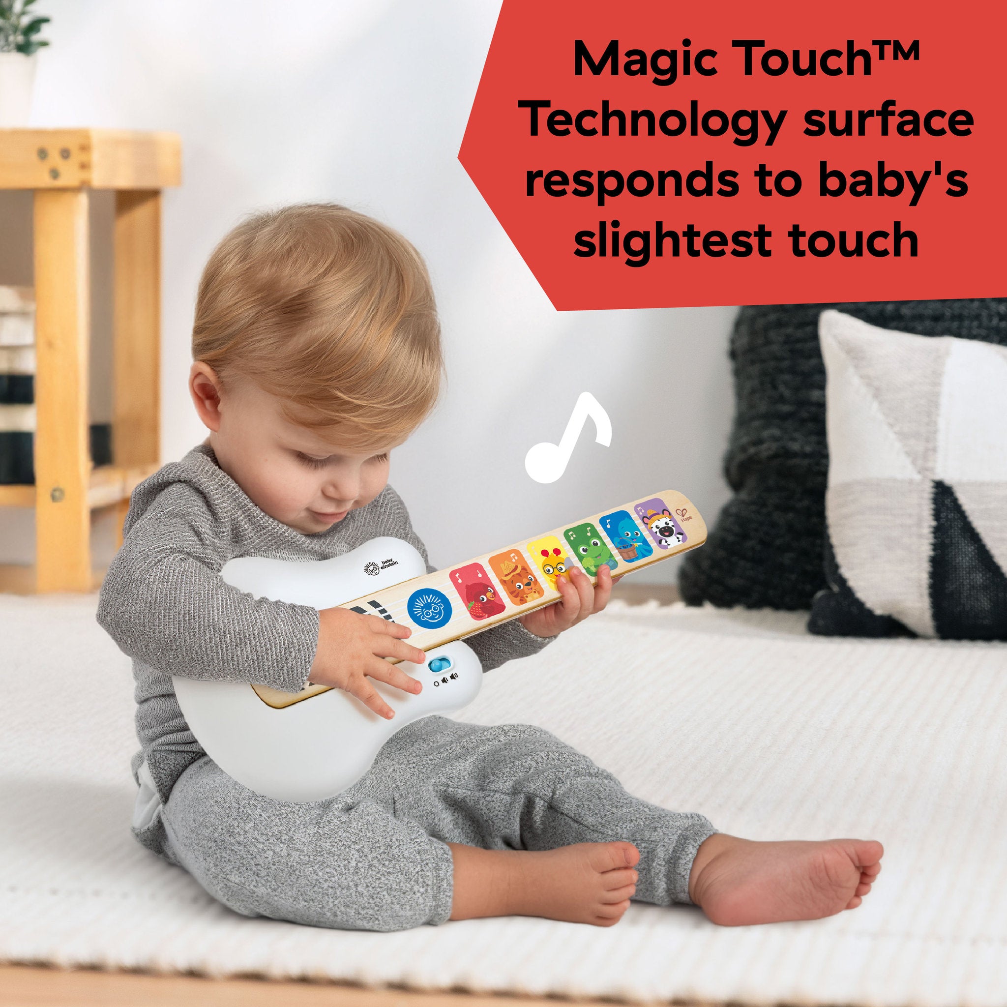 Baby Einstein Hape Rock & Strum Magic Touch Guitar Toy