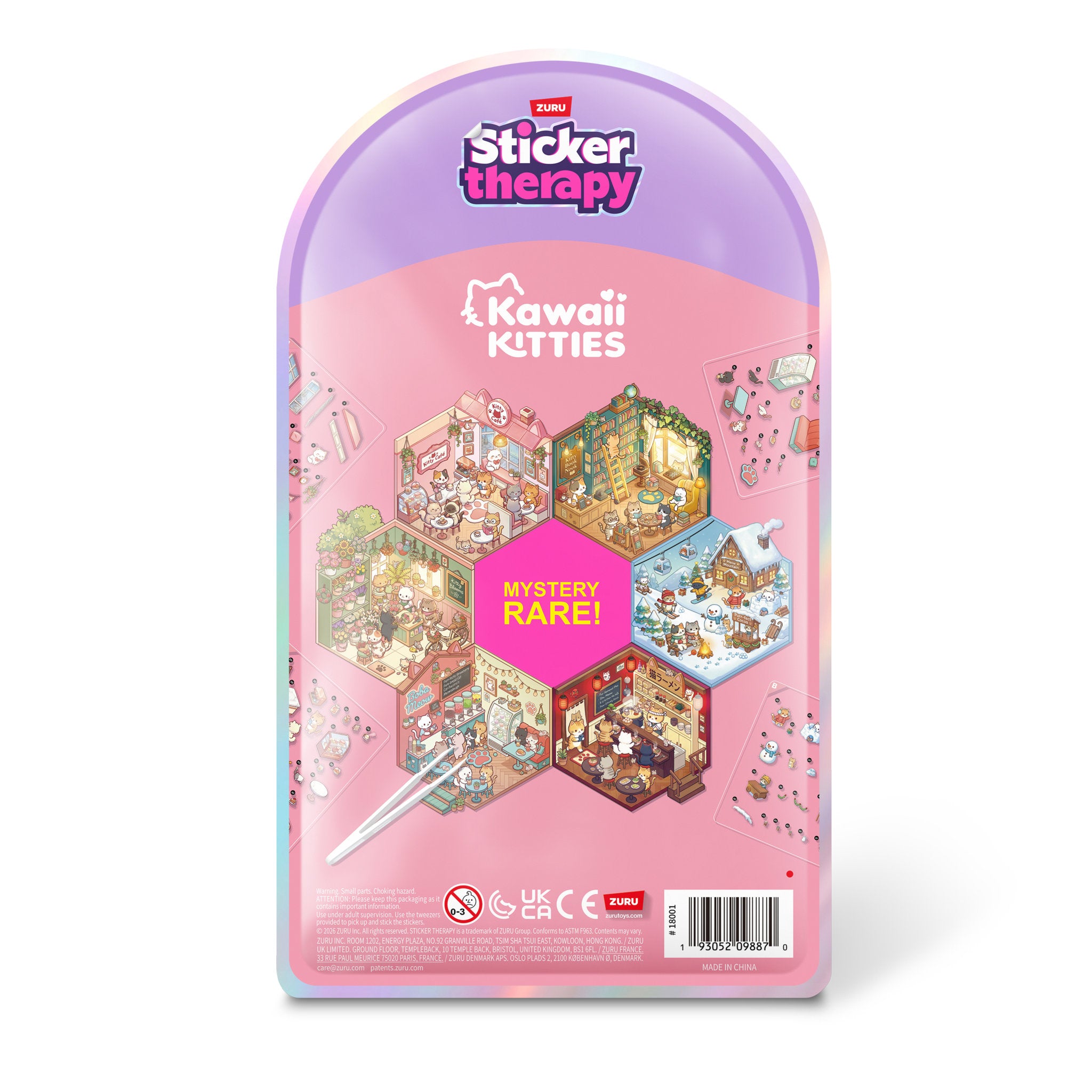 Sticker Therapy: Kawaii Kitties Assorted Styles