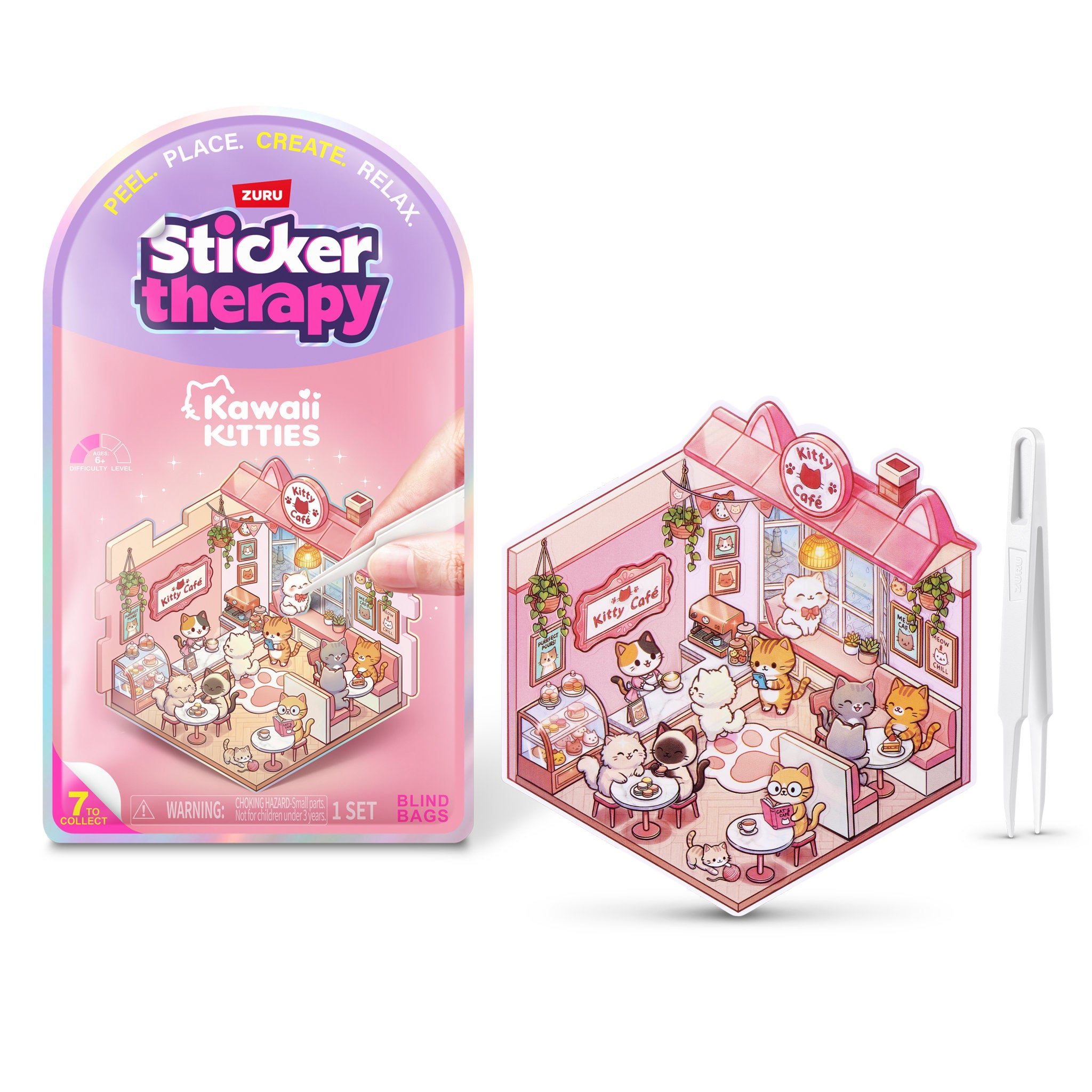 Sticker Therapy: Kawaii Kitties Assorted Styles