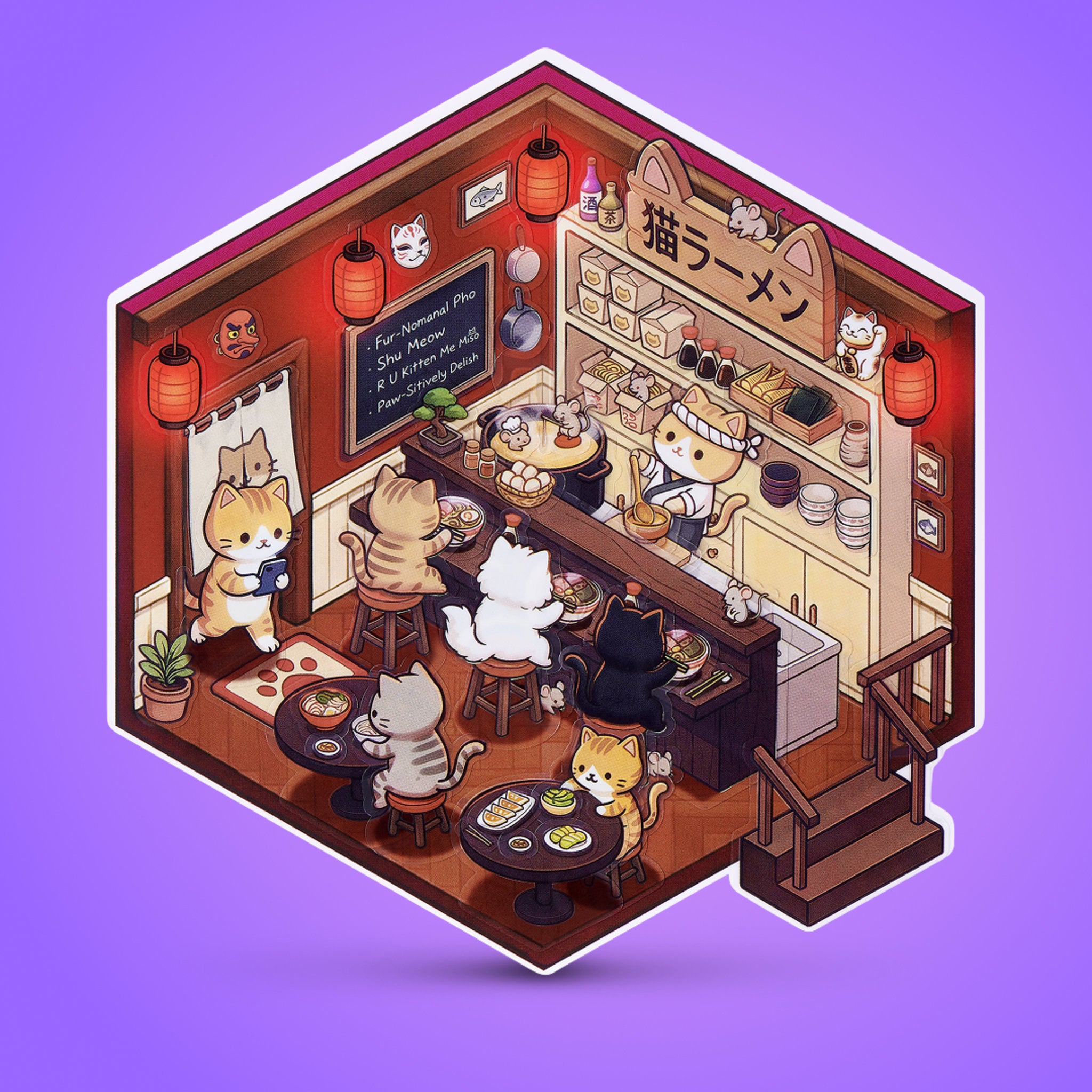 Sticker Therapy: Kawaii Kitties Assorted Styles