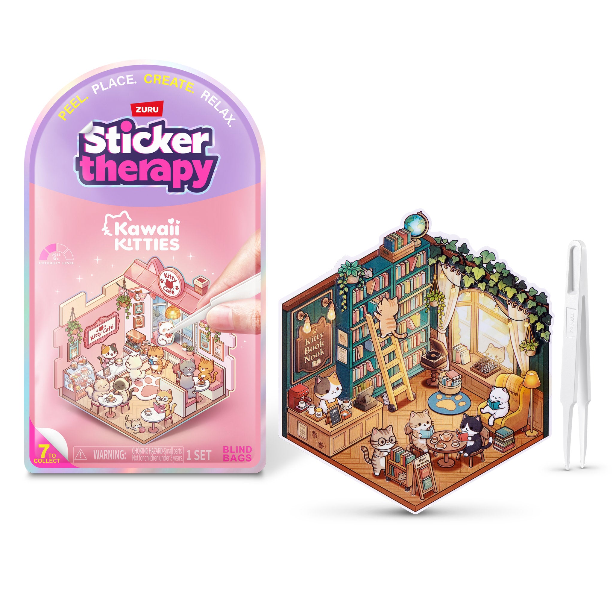 Sticker Therapy: Kawaii Kitties Assorted Styles