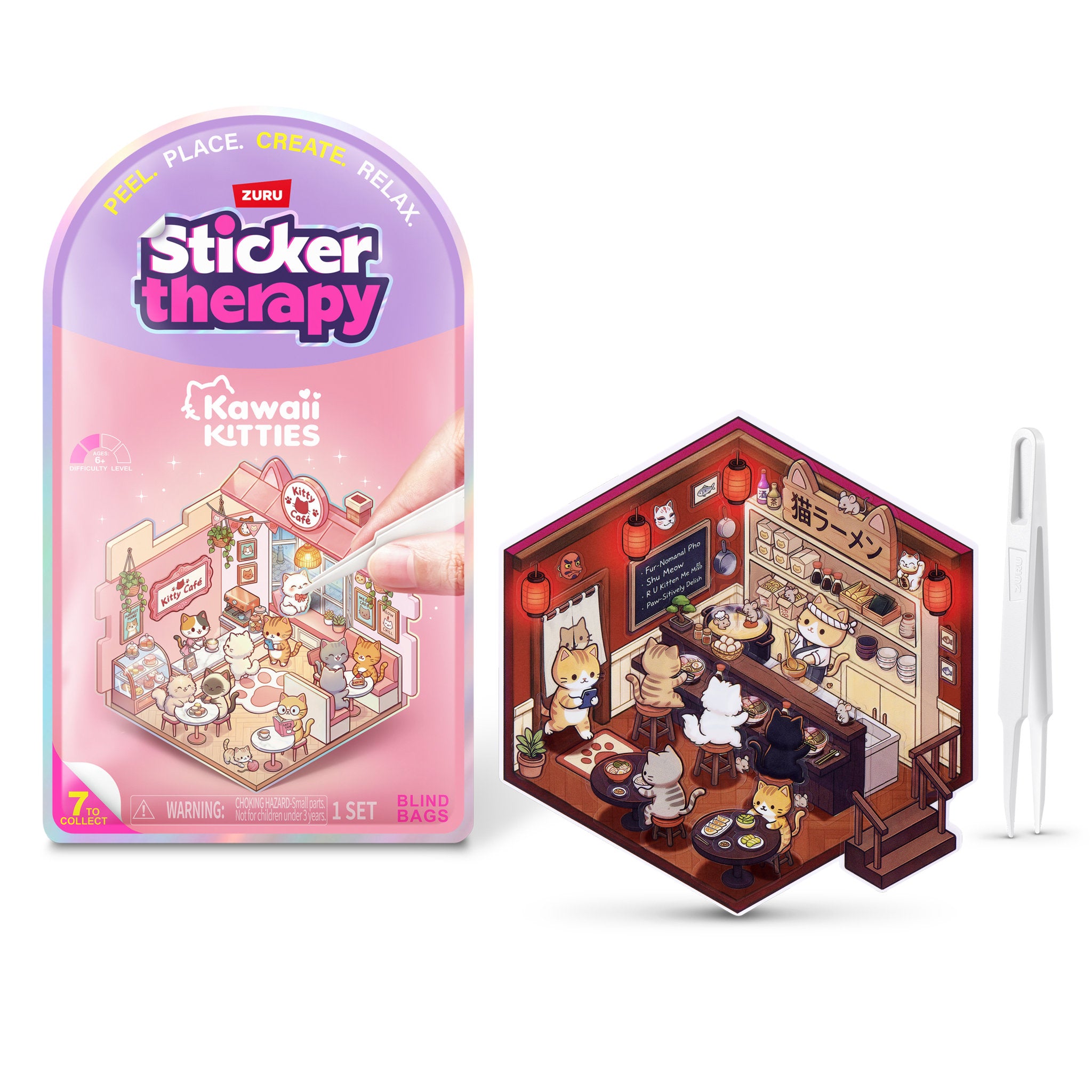 Sticker Therapy: Kawaii Kitties Assorted Styles