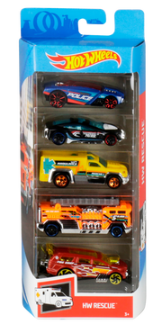 Hot Wheels 5 Car Pack Assorted Styles - Toyworld Australia
